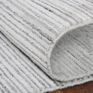 Bowery Grey Tweed Modern Rug
