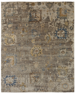 Oberoi Heather Brown Transitional Rug