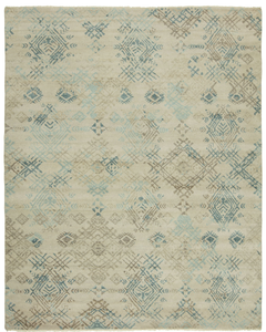 Taos White Sands / Mineral Transitional Rug